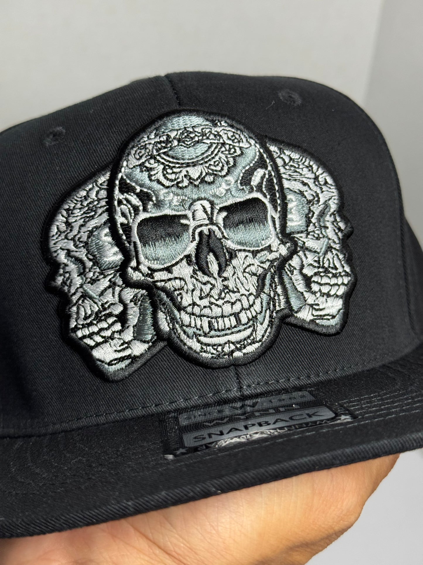 Sugar Skull Snapback β Shadow Crown Edition Gothic. Sacred. Street-Approved.