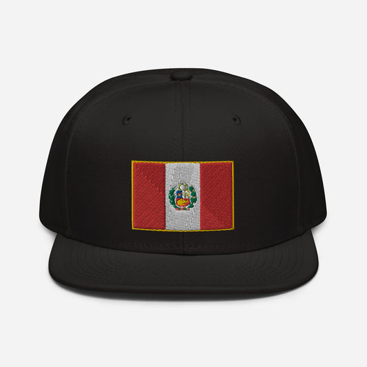Crowned Peru — Embroidered Flag Hat