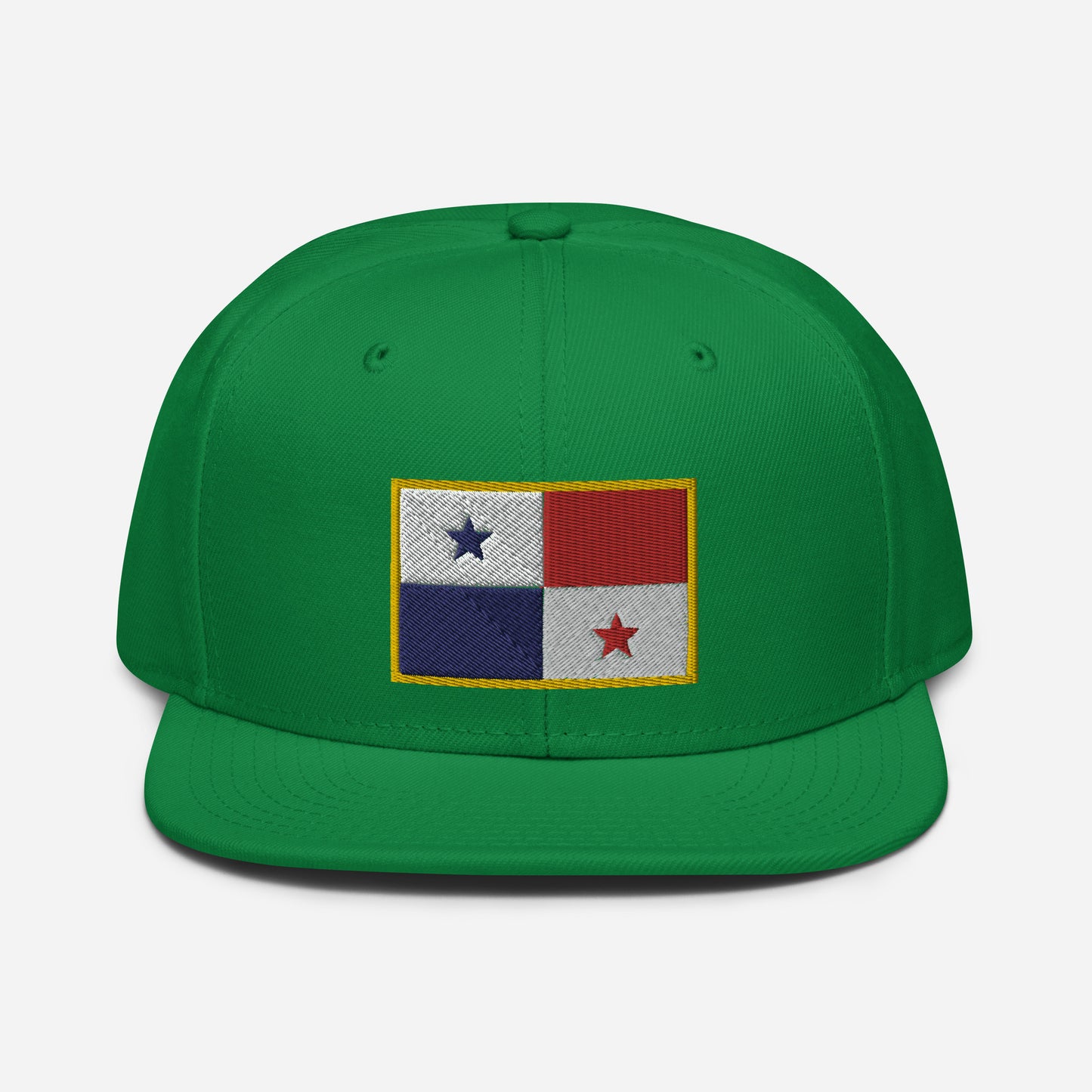 Crowned Panamá — Embroidered Flag Hat