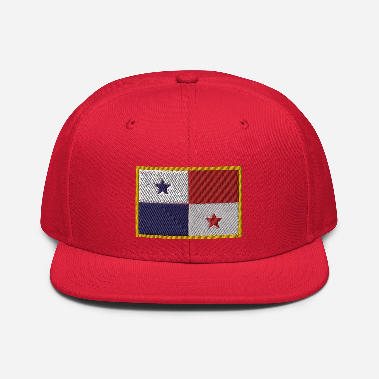 Crowned Panamá — Embroidered Flag Hat