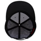 Black Crown Blank – Otto Cap 31-069 Mid Profile 5-Panel Baseball Cap (Structured Fit)