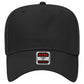 Black Crown Blank – Otto Cap 31-069 Mid Profile 5-Panel Baseball Cap (Structured Fit)