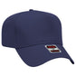 Black Crown Blank – Otto Cap 31-069 Mid Profile 5-Panel Baseball Cap (Structured Fit)