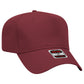 Black Crown Blank – Otto Cap 31-069 Mid Profile 5-Panel Baseball Cap (Structured Fit)