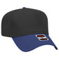 Black Crown Blank – Otto Cap 31-069 Mid Profile 5-Panel Baseball Cap (Structured Fit)