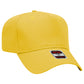 Black Crown Blank – Otto Cap 31-069 Mid Profile 5-Panel Baseball Cap (Structured Fit)