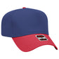 Black Crown Blank – Otto Cap 31-069 Mid Profile 5-Panel Baseball Cap (Structured Fit)