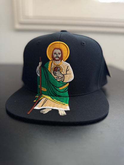 San Judas Tadeo Snapback – Divine Shield Edition Walk protected. Walk blessed. Walk royal.