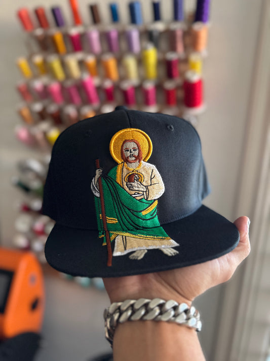 San Judas Tadeo Snapback – Divine Shield Edition Walk protected. Walk blessed. Walk royal.