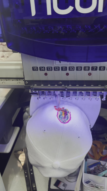 Crowned Virgen de Guadalupe — Embroidered Hat