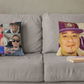 Cojin personalizable con tus fotos favoritas, Spun Polyester Square Pillow, Almuada decorativa Personalizada