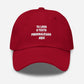 Custom Baseball Cap – High-Quality Embroidered Design, Dad hat