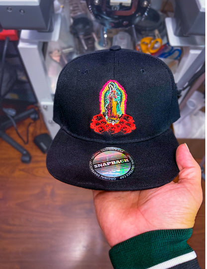 Crowned Virgen de Guadalupe — Embroidered Hat