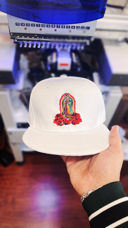 Crowned Virgen de Guadalupe — Embroidered Hat