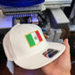 Gorra Plana de Mexico, Gorra bordada con bandera de Mexico, snapback hat with the Mexican Flag