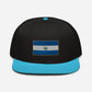 El Salvador hat, Gorra Plana bordada con Bandera de El Salvador,  snapback hat