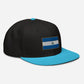 El Salvador hat, Gorra Plana bordada con Bandera de El Salvador,  snapback hat