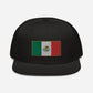 Gorra Plana de Mexico, Gorra bordada con bandera de Mexico, snapback hat with the Mexican Flag