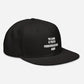 Snapback hat with with Custom Logo, Flat brim cap with your own logo, customizable hat