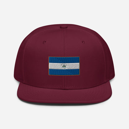 Crowned Nicaragua — Embroidered Flag Hat