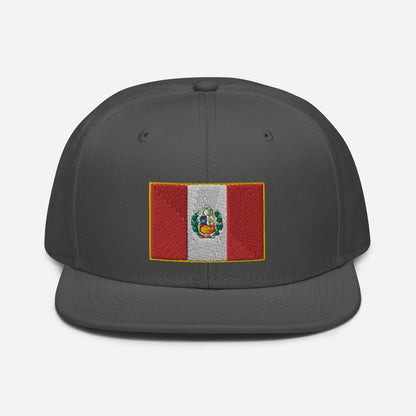 Crowned Peru — Embroidered Flag Hat