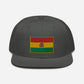 Gorra de Bolibia, Gorra Plana bordada con Bandera de Bolibia, snapback hat with bolivian flag