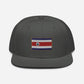 Gorra bordada con bandera de Costa Rica, snapback hat with Costa Rican Flag