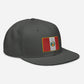 Gorra plana con Bandera de Peru, Gorra de Peru, snapback hat with Peruvian Flag