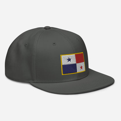 Crowned Panamá — Embroidered Flag Hat