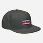 Gorra bordada con bandera de Costa Rica, snapback hat with Costa Rican Flag