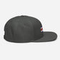 Gorra bordada con bandera de Costa Rica, snapback hat with Costa Rican Flag