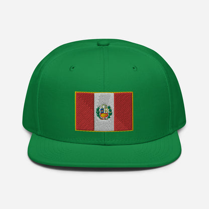 Crowned Peru — Embroidered Flag Hat