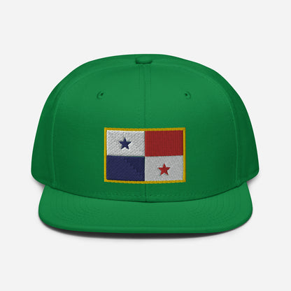 Crowned Panamá — Embroidered Flag Hat