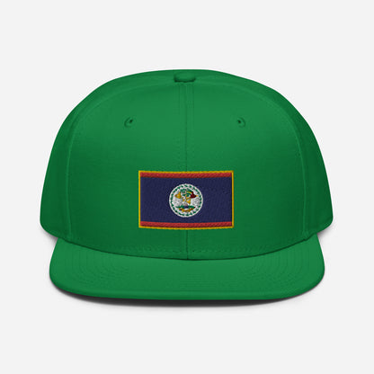 Crowned Belize — Embroidered Flag Hat
