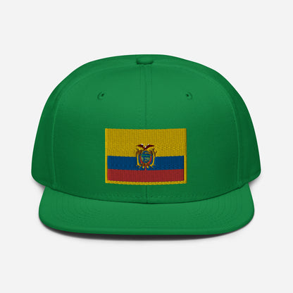 Crowned Ecuador — Embroidered Flag Hat