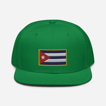 Crowned Cuba — Embroidered Flag Hat