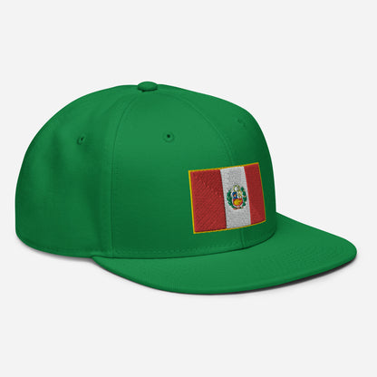 Crowned Peru — Embroidered Flag Hat