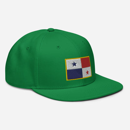 Crowned Panamá — Embroidered Flag Hat