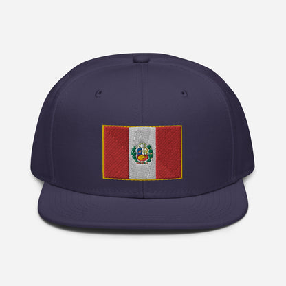Crowned Peru — Embroidered Flag Hat