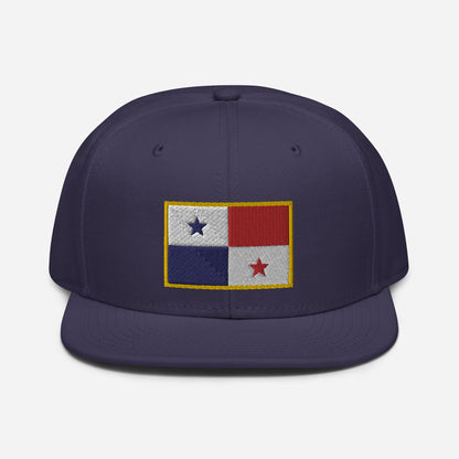 Crowned Panamá — Embroidered Flag Hat