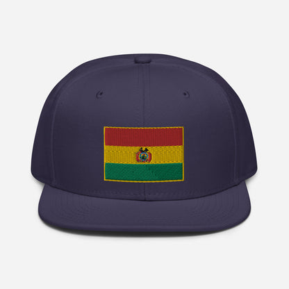 Crowned Bolivia — Embroidered Flag Hat