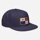 Gorra de Panama, Gorra plana con bandera de Panama, Snapback Hat with Panama flag