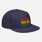 Gorra de Bolibia, Gorra Plana bordada con Bandera de Bolibia, snapback hat with bolivian flag