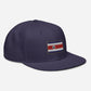 Gorra bordada con bandera de Costa Rica, snapback hat with Costa Rican Flag