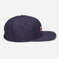 Gorra bordada con bandera de Costa Rica, snapback hat with Costa Rican Flag