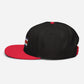 Gorra bordada con bandera de Costa Rica, snapback hat with Costa Rican Flag