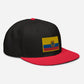 Gorra plana bordada con bandera de Ecuador, snapback with Ecuadorian Flag