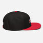 Gorra bordada con bandera de Costa Rica, snapback hat with Costa Rican Flag