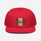 Gorra plana con Bandera de Peru, Gorra de Peru, snapback hat with Peruvian Flag