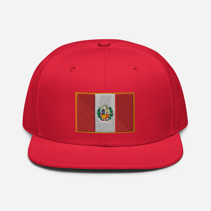 Crowned Peru — Embroidered Flag Hat
